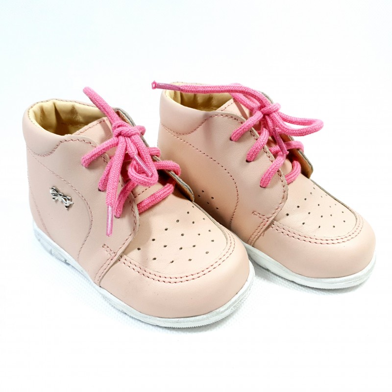  Dievčenská detská celokožená obuv Pink